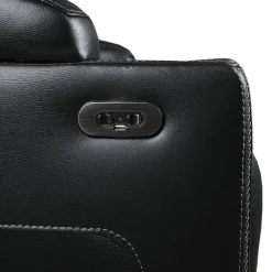 2 fauteuils modulaires électriques inclinables avec console en angle et porte-gobelets - 3 mcx