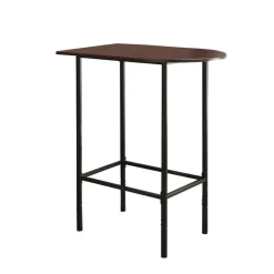 Bar maison - 24"x 36", espresso, métal noir - Monarch