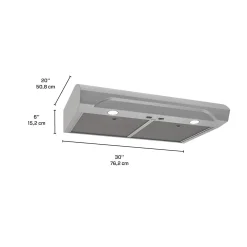BROAN Hotte Standard Acier inoxydable 30