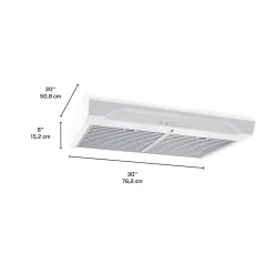 BROAN Hotte Standard Blanc 30