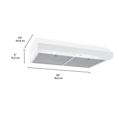 BROAN Hotte Standard Blanc 30