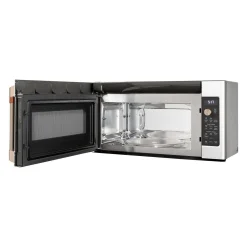 CAFE Micro-ondes/hotte 1,7 pi3, Blanc, 30", 300