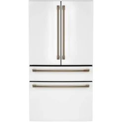 CAFE Réfrigerateur 23,2 pi3 36 po Blanc Portes françaises - CJE23DP4WW2