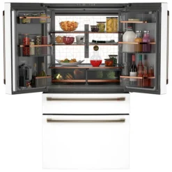 CAFE Réfrigerateur 23,2 pi3 36 po Blanc Portes françaises - CJE23DP4WW2