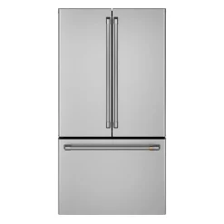 CAFE Réfrigérateur 23,1 pi3 36 po Acier inoxydable Congélateur en bas, Portes françaises - CWE23SP2MS1
