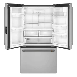 CAFE Réfrigérateur 23,1 pi3 36 po Acier inoxydable Congélateur en bas, Portes françaises - CWE23SP2MS1