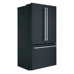 CAFE Réfrigérateur 23,1 pi3 36 po Noir Congélateur en bas, Portes françaises - CWE23SP3MD1