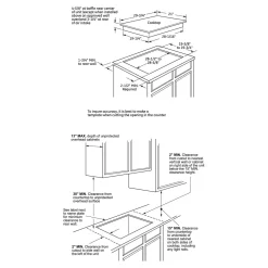 CAFE Table de cuisson Induction Noir 30