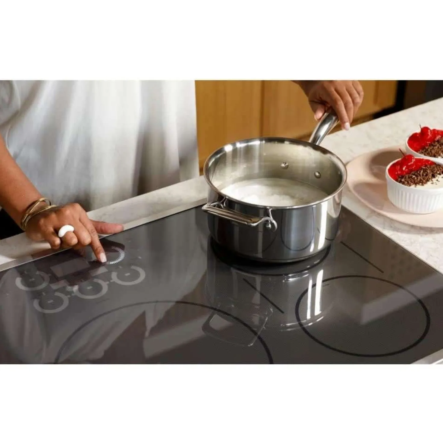 CAFE Table de cuisson Induction Acier inoxydable 30" Acier inoxydable - CHP90302TSS