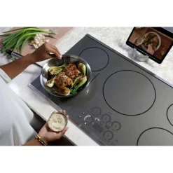 CAFE Table de cuisson Induction Acier inoxydable 36