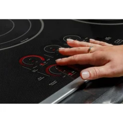 CAFE Table de cuisson Vitrocéramique Acier inoxydable 36