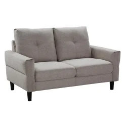 Causeuse en tissu - beige