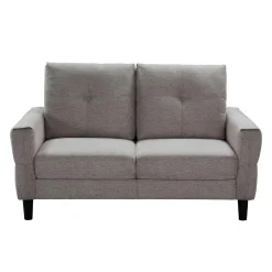 Causeuse en tissu - beige