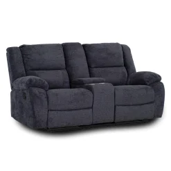 Causeuse inclinable avec console et porte-gobelets