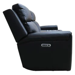 Causeuse inclinable électrique avec massage, chaleur, console et système de son intégré