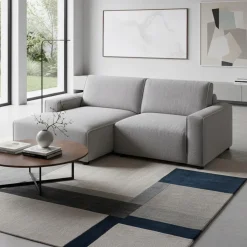 Causeuse modulaire avec chaise longue à gauche - 2 mcx