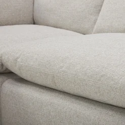 Causeuse modulaire avec ottoman - 3 mcx