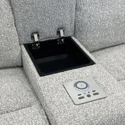 Causeuse modulaire inclinable électrique et console avec système audio intégré - 3 mcx