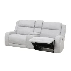 Causeuse modulaire inclinable et console avec rangement et porte-gobelets - 3 mcx