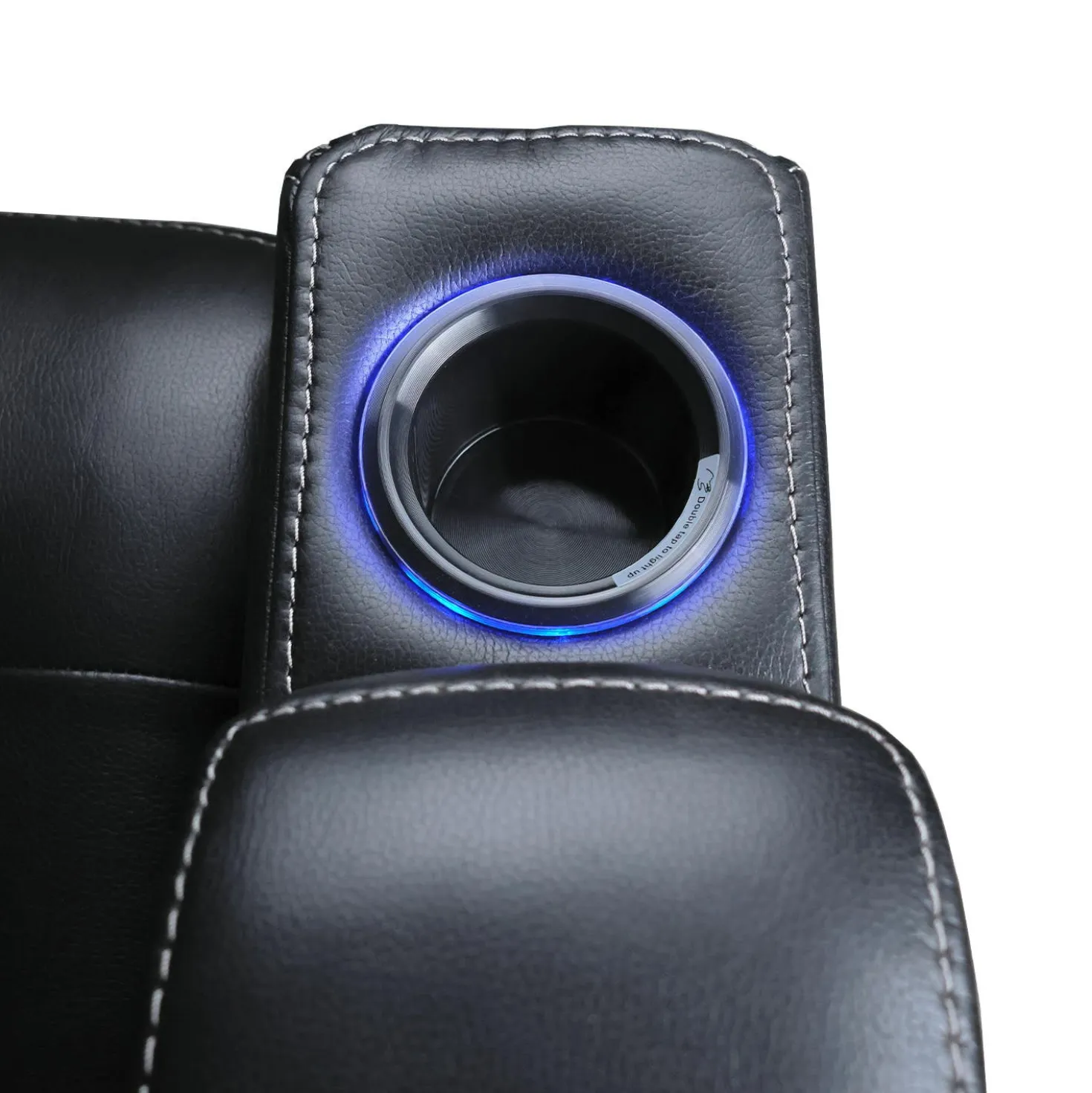 Causeuse modulaire électrique inclinable avec console et porte-gobelets - 3 mcx