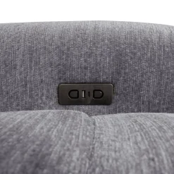 Causeuse modulaire électrique inclinable, chaise longue à droite avec rangement, et console - 3 mcx