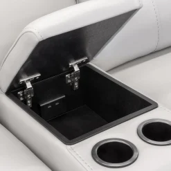 Causeuse modulaire électrique inclinable avec console et ports USB - 3 mcx