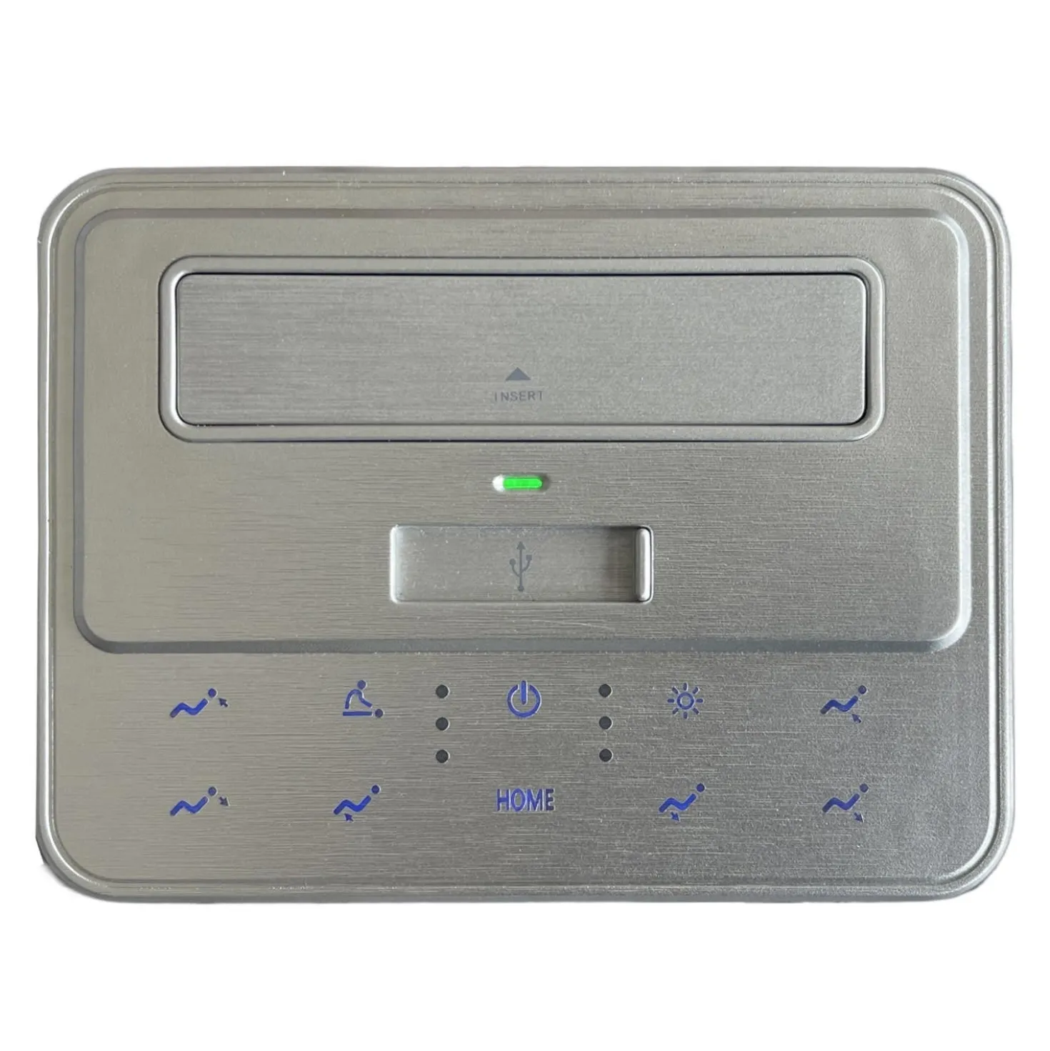 Causeuse modulaire électrique inclinable avec massage, chaleur et console en angle- 3 mcx