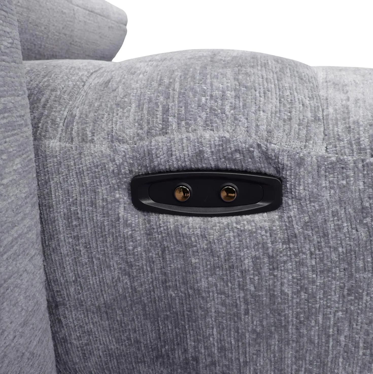 Causeuse modulaire électrique avec sièges coulissants et console- 3 mcx