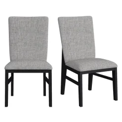 Chaise (boite de 2) - tissu gris