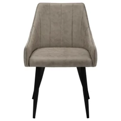 Chaises avec accoudoirs bas (bte de 2) - taupe - Monarch