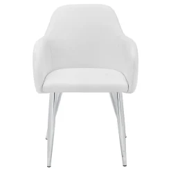 Chaises avec accoudoirs (bte de 2) - blanc - Monarch