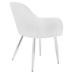 Chaises avec accoudoirs (bte de 2) - blanc - Monarch