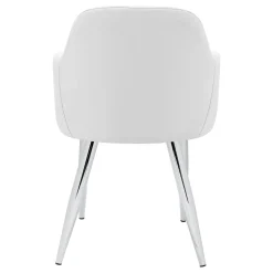 Chaises avec accoudoirs (bte de 2) - blanc - Monarch
