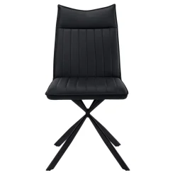 Chaises avec piètement araignée noir (bte de 2) - noir - Monarch