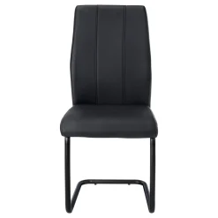 Chaises avec piètement noir (bte de 2) - noir - Monarch