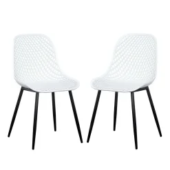 Chaises (bte de 2) - blanc
