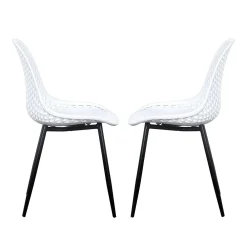 Chaises (bte de 2) - blanc