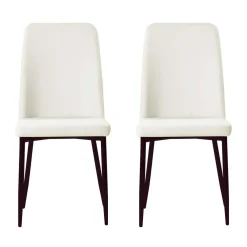 Chaises (bte de 2) - blanc