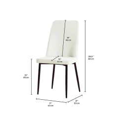 Chaises (bte de 2) - blanc