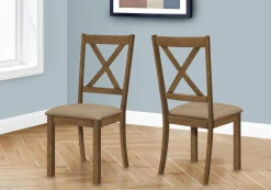 Chaises (bte de 2) - brun - Monarch