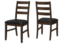 Chaises (bte de 2) - brun & noir - Monarch