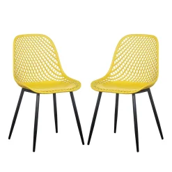 Chaises (bte de 2) - jaune
