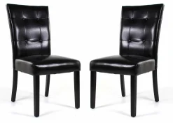 Chaises (bte de 2) - noir
