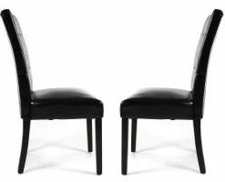 Chaises (bte de 2) - noir