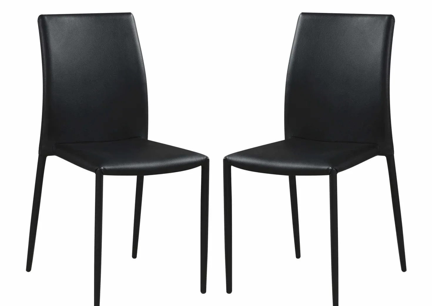 Chaises (bte de 2) - noir
