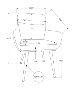 Chaises de cuisine (ensemble de 2) noir - Monarch - Monarch