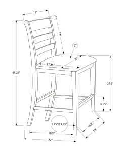 Chaises de salle à manger (boîte de 2) - Monarch