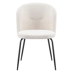 Chaises rembourrées (bte de 2) - crème