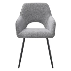 Chaises rembourrées (bte de 2) - gris