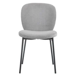 Chaises rembourrées (bte de 2) - gris